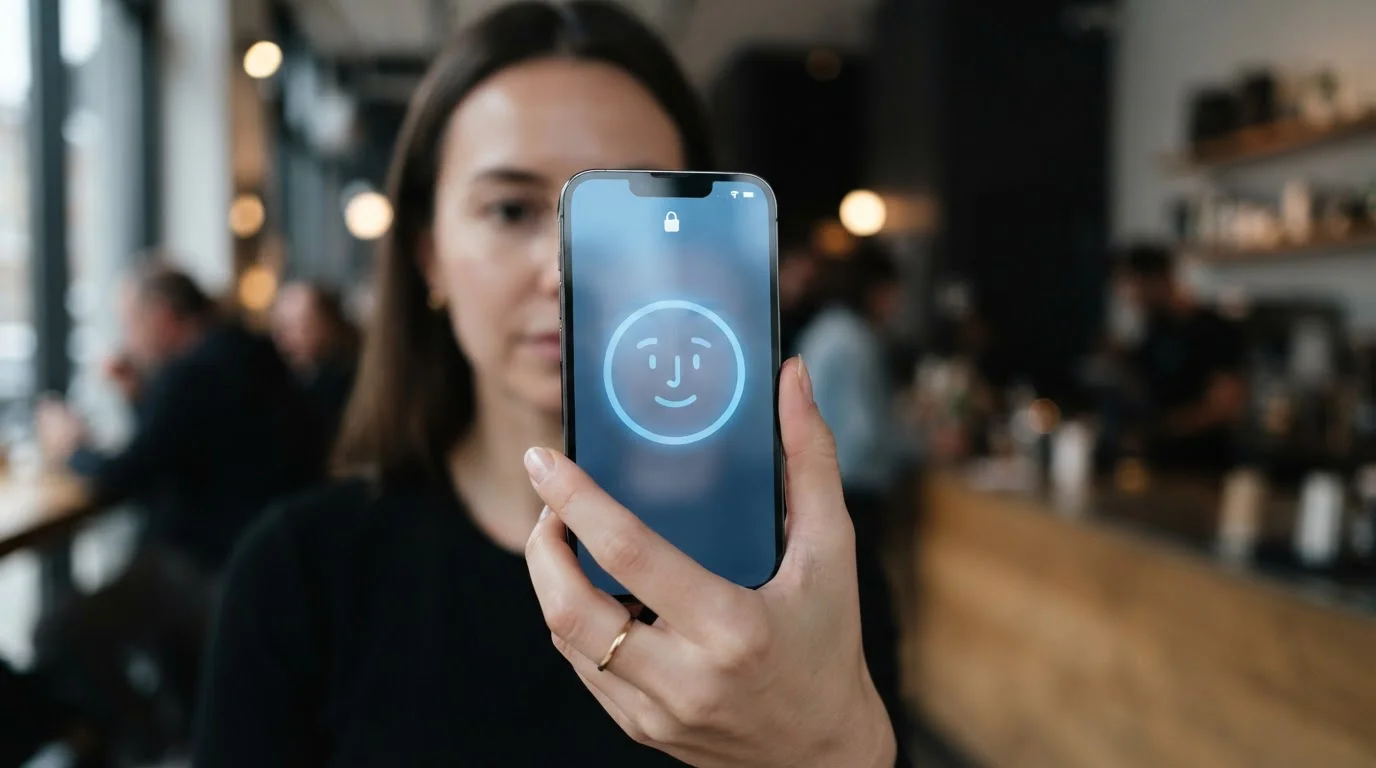 iPhone s Face ID autentizací při Apple Pay transakci