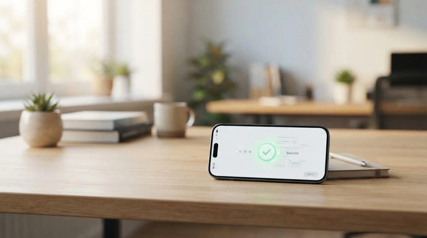 Chytrý telefon s otevřeným rozhraním mobilní platby na stole při dobití casina