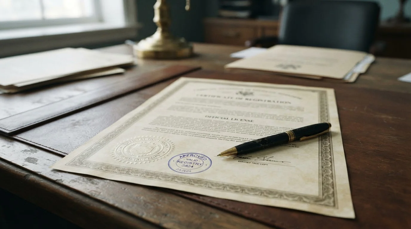 Oficiální dokument licence Ministerstva financí České republiky