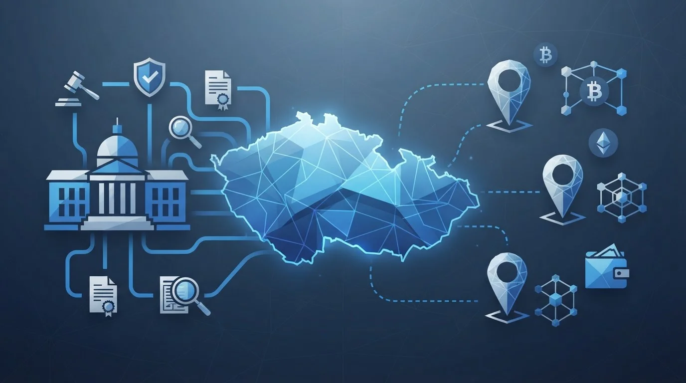 Mapa české regulace online kasin s kryptoměnami