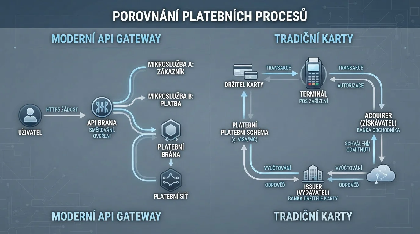 Porovnání dvou cest platby přes GoPay v kasinu