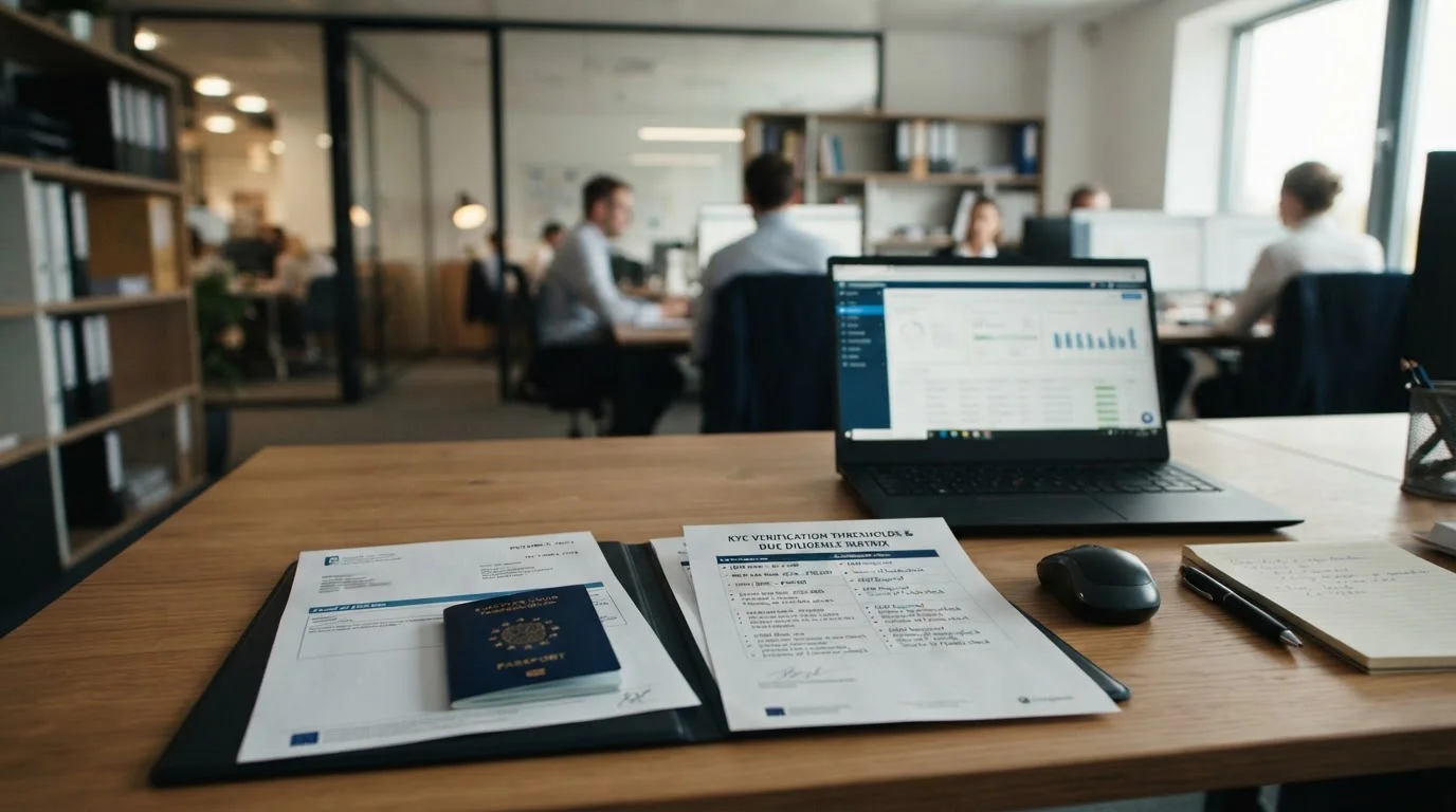 Dokumenty KYC ověření u Bitcoin kasina s prahy spouštěče