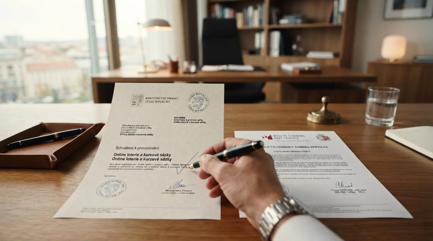 Srovnání české licence MFČR a zahraničních licencí MGA a Curacao