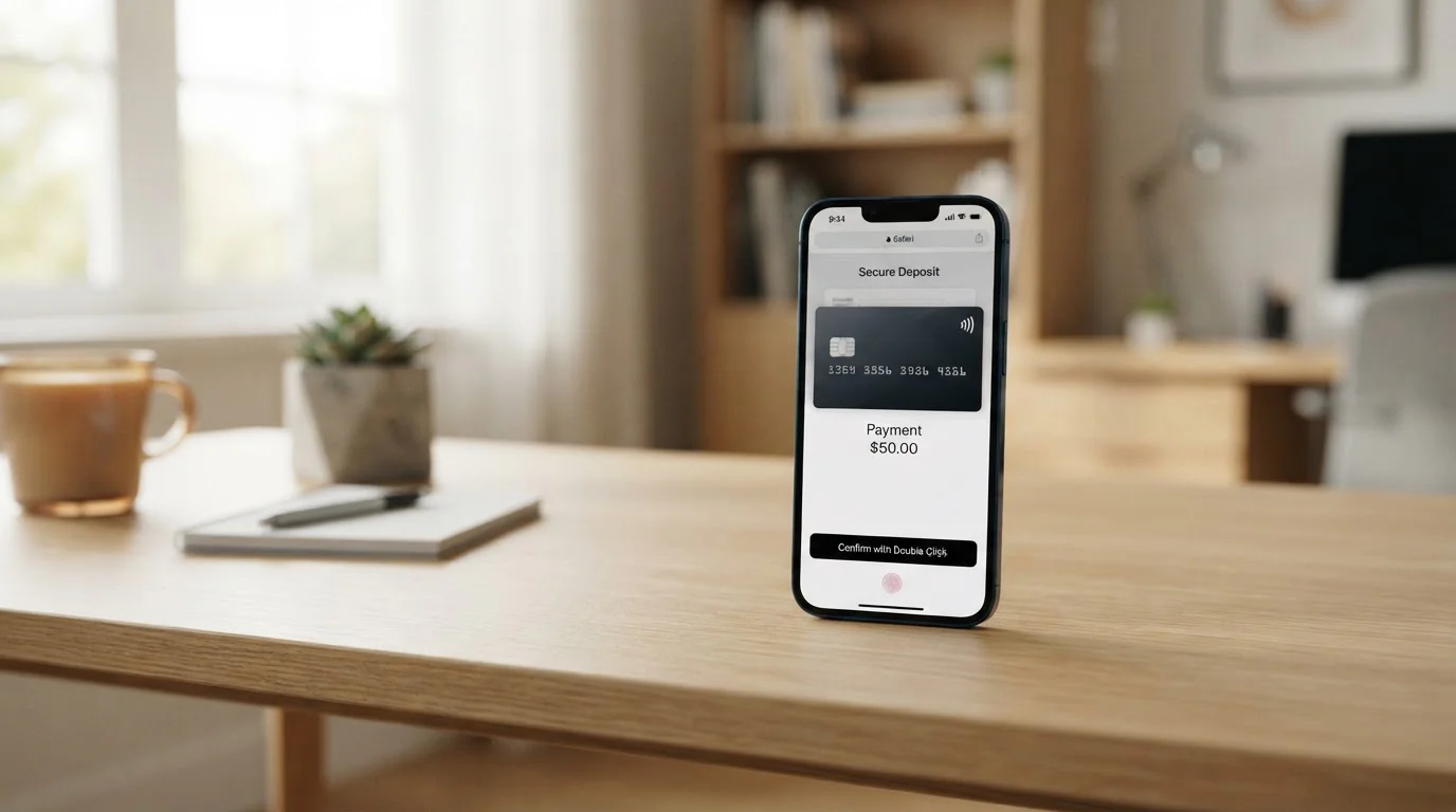 iPhone s Apple Pay platbou do online kasina na obrazovce