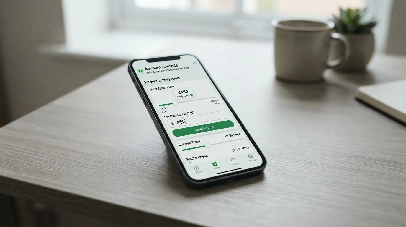 Nastavení limitu vkladů v mobilní aplikaci kasina